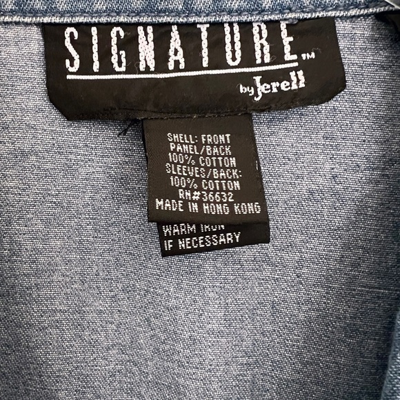 Denim and Knit American Flag Jean Jacket - Picture 4 of 4